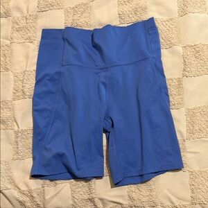 Blue Biker Shorts